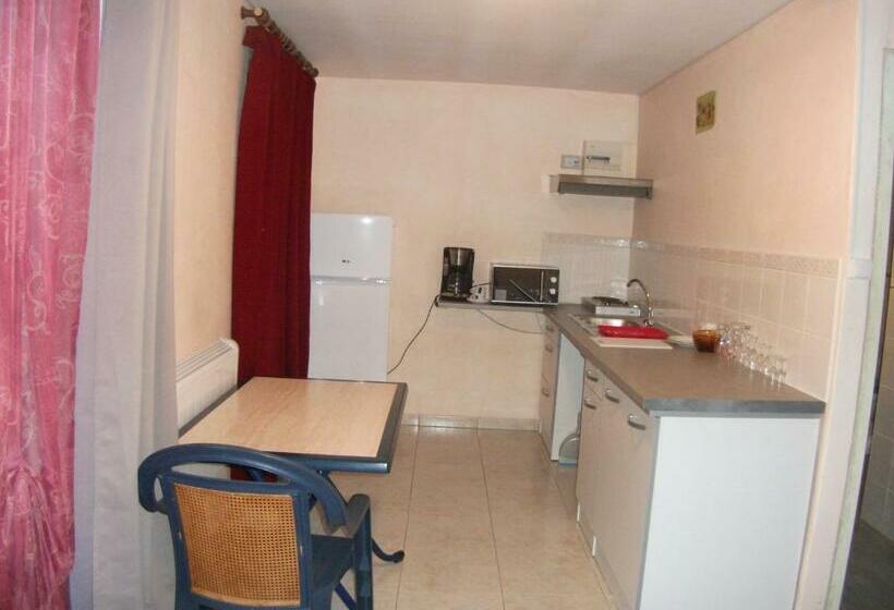 带露台的标准工作室, Hôtel Restaurant De La Gare