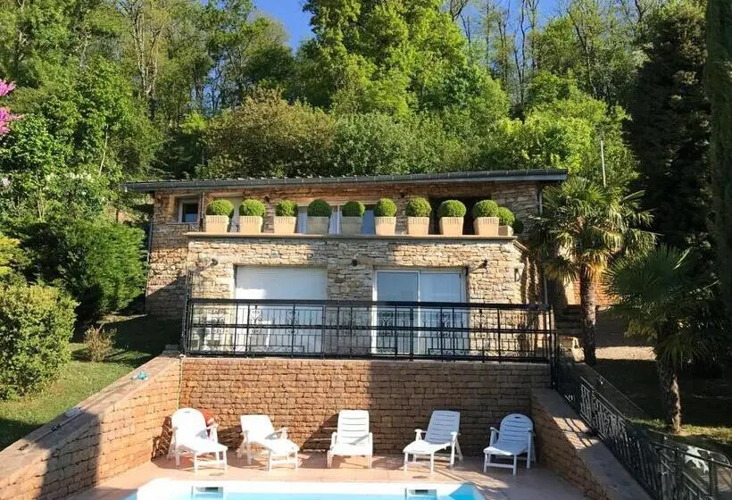 Standard-huone Panoraamanäkymä, La Villa Du Rhône