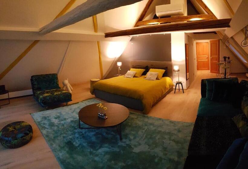 豪华房间, Le Chat Rouge Chambres D'hôtes De Charme En Alsace