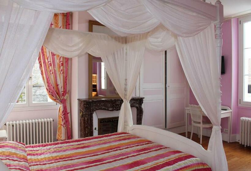 חדר דלוקס נוף בריכה, Manoir François 1er