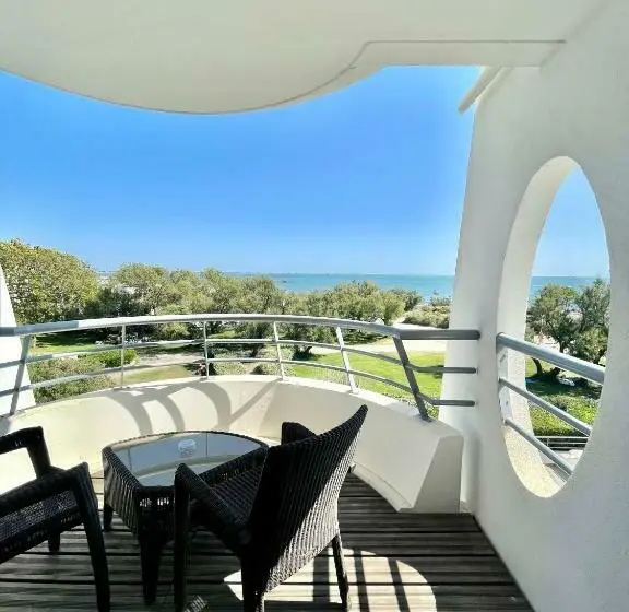 Standard-huone Merinäkymä, Hôtel Les Corallines – Thalasso & Spa