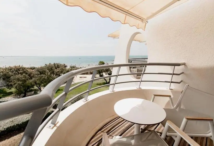 Superior-huone Merinäkymä, Hôtel Les Corallines – Thalasso & Spa