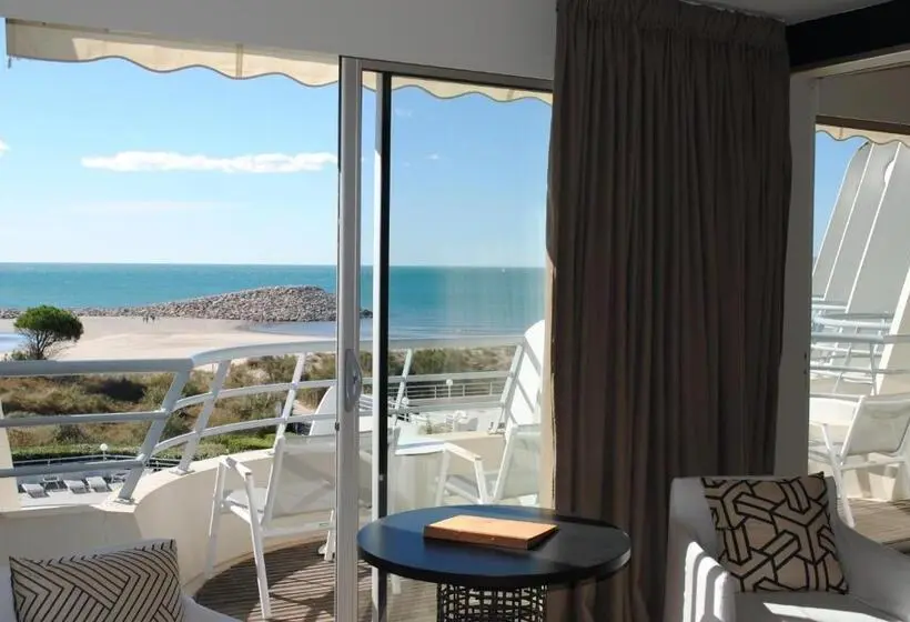 Superior-sviitti Merinäkymä, Hôtel Les Corallines – Thalasso & Spa