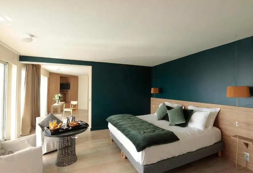 Superior-sviitti Merinäkymä, Hôtel Les Corallines – Thalasso & Spa