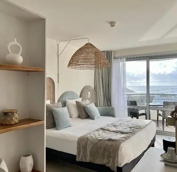 Deluxe-huone Merinäkymä Parveke, Hôtel Les Corallines – Thalasso & Spa