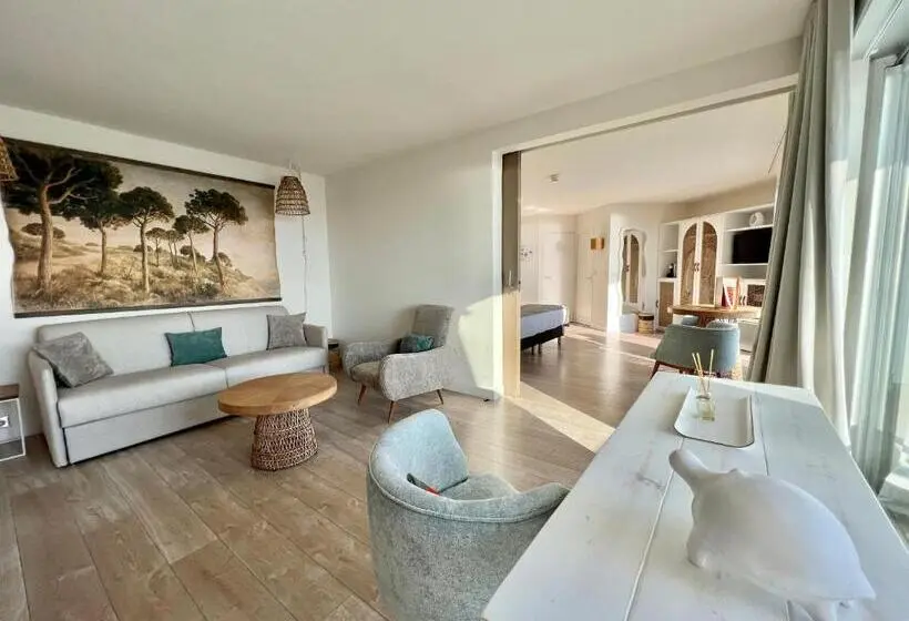 Deluxe Suite Sea View, Hôtel Les Corallines – Thalasso & Spa