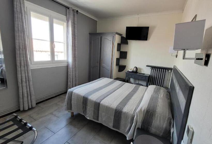 带观景的标准间, Hôtel Le Dauphin Bleu