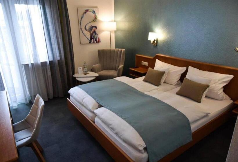 标准间带阳台, Martins Klause Airport Messe Hotel Self Check In