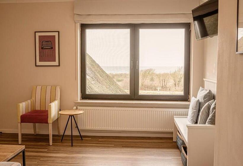 غرفة ديلوكس مطلّة علي البحر, Strandhaus Ahrenshoop