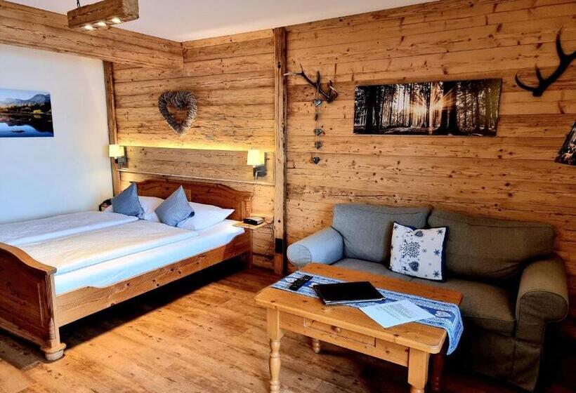 غرفة ديلوكس مطلّة علي البحر مزوَّدة بشُرفة, Seehotel Hartung & Ferienappartements