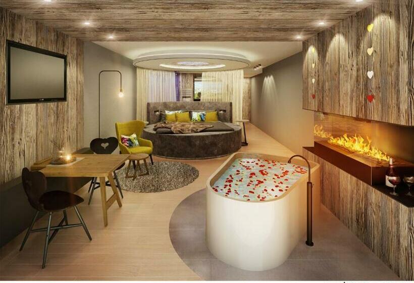 Люкс, Hüttenhof Wellnesshotel & Luxus Bergchalets Adults Only