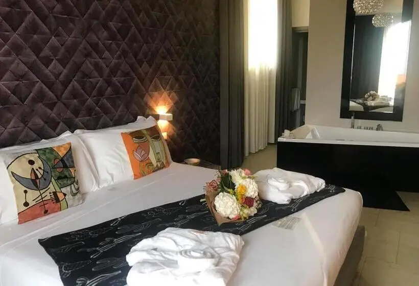 اتاق لوکس با وان آب گرم, Kepos Etna Relais & Exclusive Spa