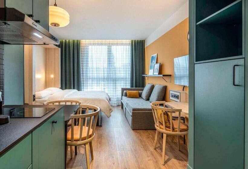 스탠다드 스튜디오 더블 침대, Aparthotel Adagio Access Porte De Camargue