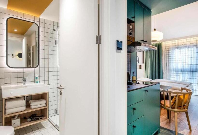 스탠다드 스튜디오 더블 침대, Aparthotel Adagio Access Porte De Camargue