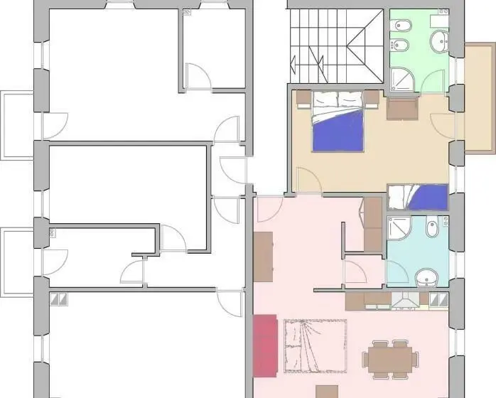 １ベッドルームアパートメント, Residenza Domino