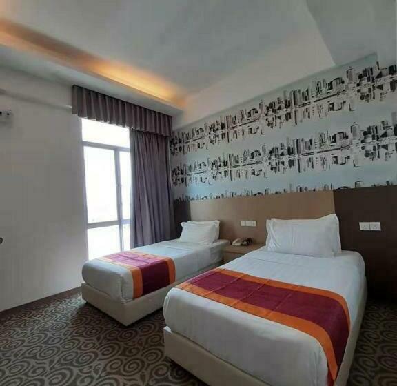 Quarto deluxe, E Red Hotel Melaka