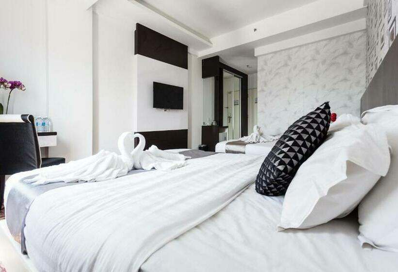 Quarto deluxe, E Red Hotel Melaka