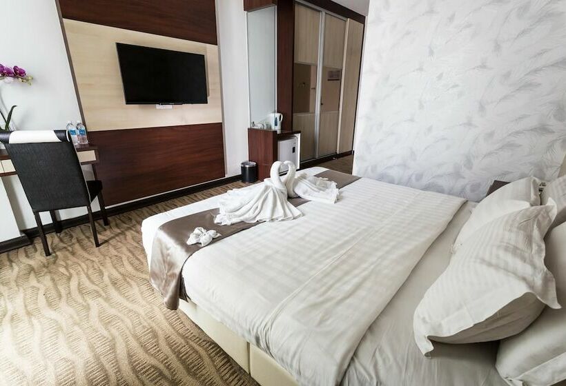 Quarto deluxe, E Red Hotel Melaka