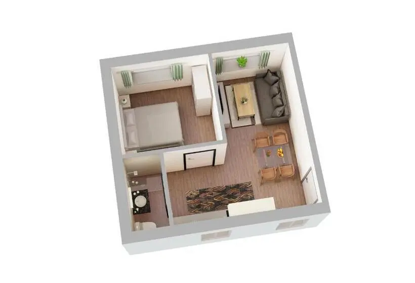 １ベッドルームアパートメント, Mountain Hostel
