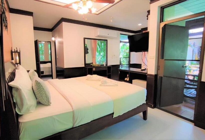 חדר משפחתי נוף לגינה, Samed Villa Resort