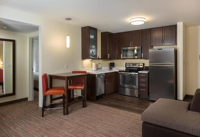 带大床的套房, Residence Inn By Marriott Denver Central Park