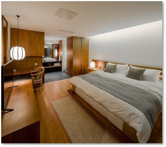 וילה דלוקס חדר שינה 1, Jiuhua Mountain Demaotang