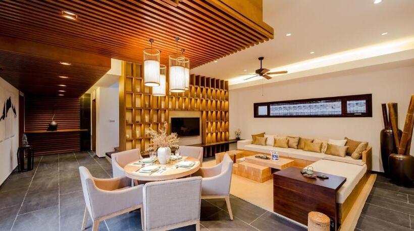 וילה דלוקס חדר שינה 1, Jiuhua Mountain Demaotang