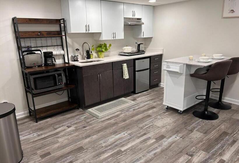 디럭스 룸, Luxurious Basement Guest Suite In Elkridge
