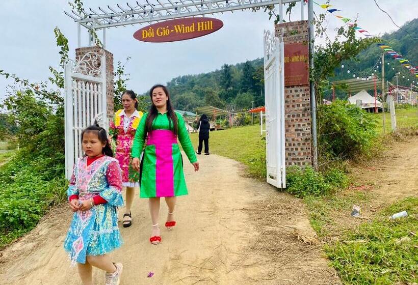اتاق استاندارد با چشمانداز باغ, Wind Hill Homestay Hà Giang