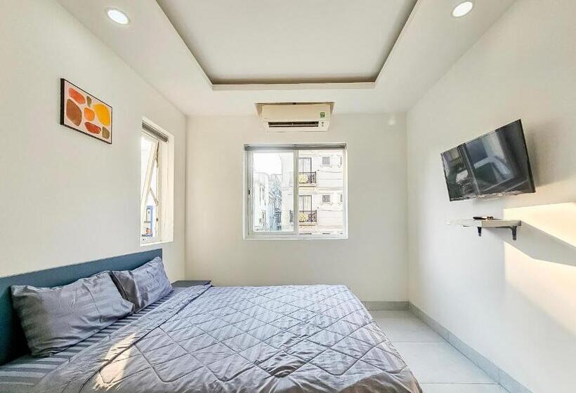 キングサイズベッドのスタンダードルーム, Golden Sun Hotel Apartments 2