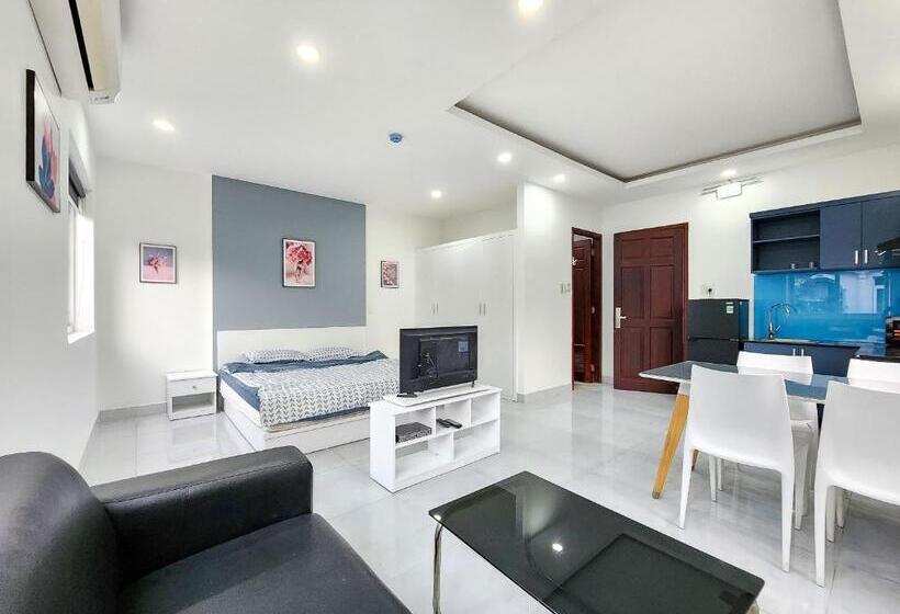 キングサイドベッドのスタンダードワンルーム, Golden Sun Hotel Apartments 2