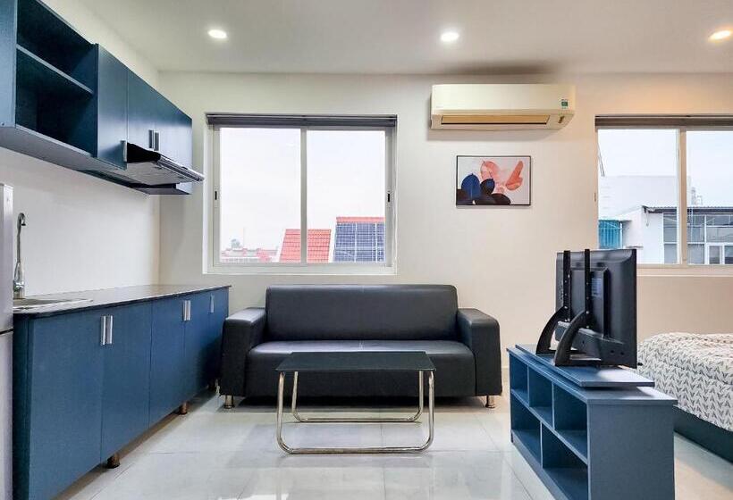 キングサイドベッドのスタンダードワンルーム, Golden Sun Hotel Apartments 2