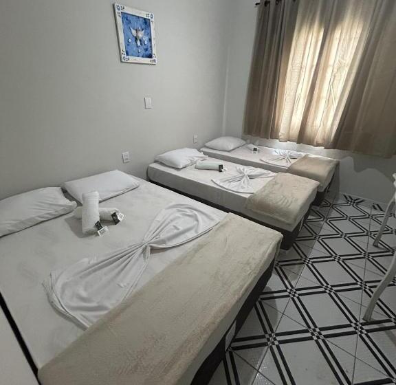 اتاق استاندارد چهار تخته, Pousada Recanto Da Fé