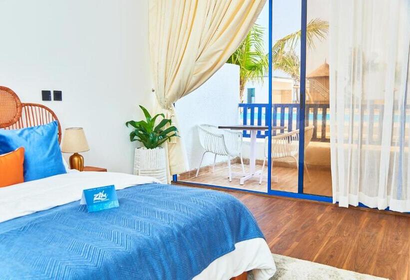 اتاق استاندارد با چشمانداز استخر, Ziba Beach Resort Lagos, Nigeria