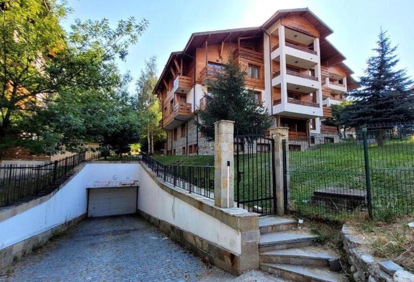 דירת חדר עם טרסה, Family Luxury Private Apartment For 4 Max 6 People In 4 Star Spa Resort St Ivan Rilski, Bansko