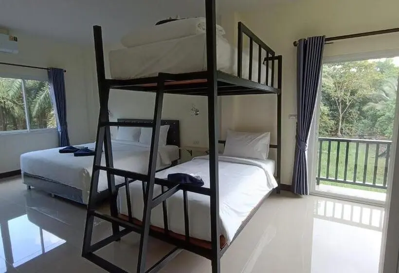 マウンテンビューファミリールーム, Khao Sok Green Garden Resort