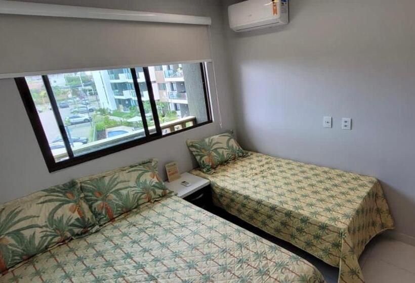 침실 2개 아파트, Flat Mana Beach Muro Alto