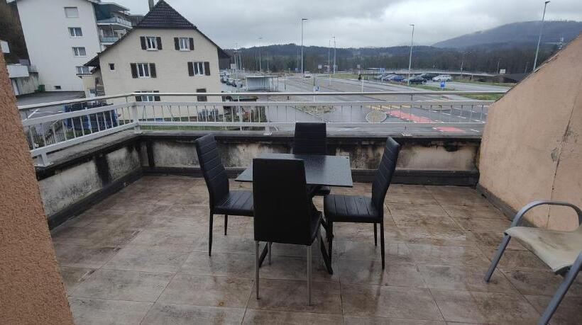 شقة غرفة واحدة مزودة بتراس, Gästehaus Spring