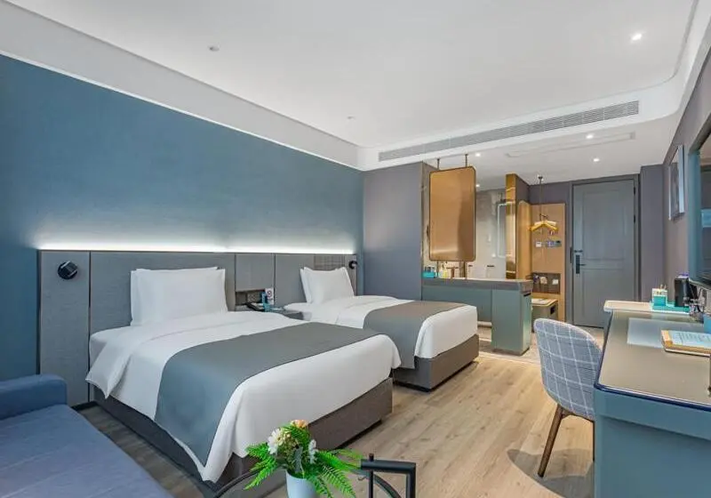デラックスルーム, Lanou Hotel Weinan Chengcheng East Yucai Road