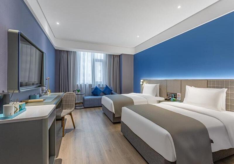 חדר דלוקס, Lanou Hotel Weinan Chengcheng East Yucai Road