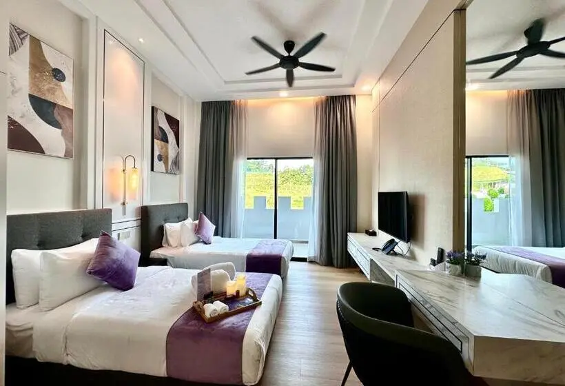 اتاق استاندارد با بالکن, Cameron Lavender Mansion By Play