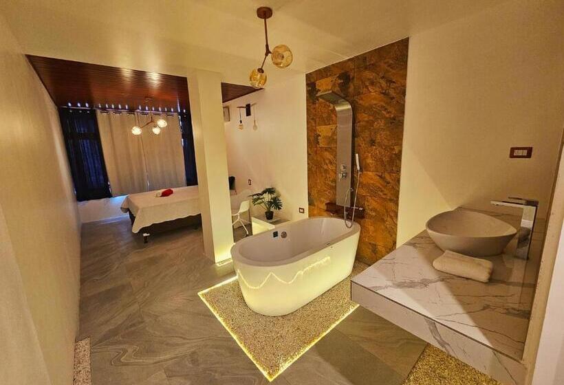 اتاق استاندارد با چشم‌انداز دریاچه, Las Luciernagas Hotel Boutique