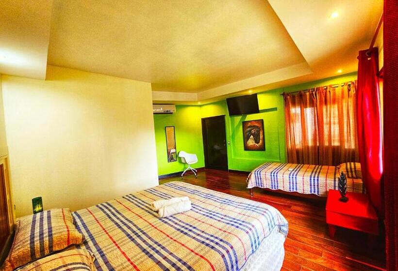 اتاق استاندارد سه تخته با چشم‌انداز باغ, Las Luciernagas Hotel Boutique