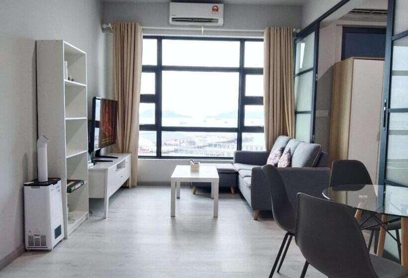 شقة غرفة واحدة مطلة على البحر, Jesselton Quay Sea View