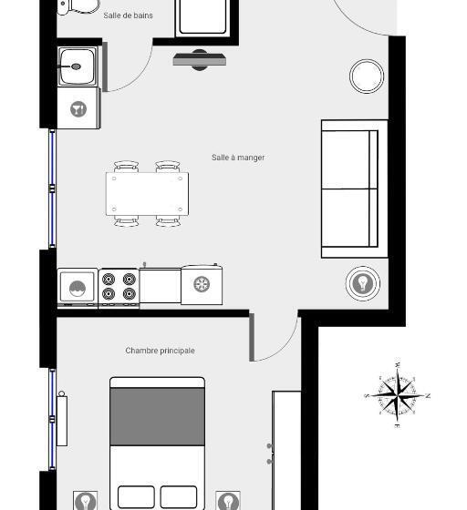 דירת חדר נוף לבריכה, Les Suites De L Alvertonne