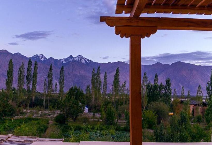 غرفة ديلوكس مطلة على الجبل, Nubra Ecolodge