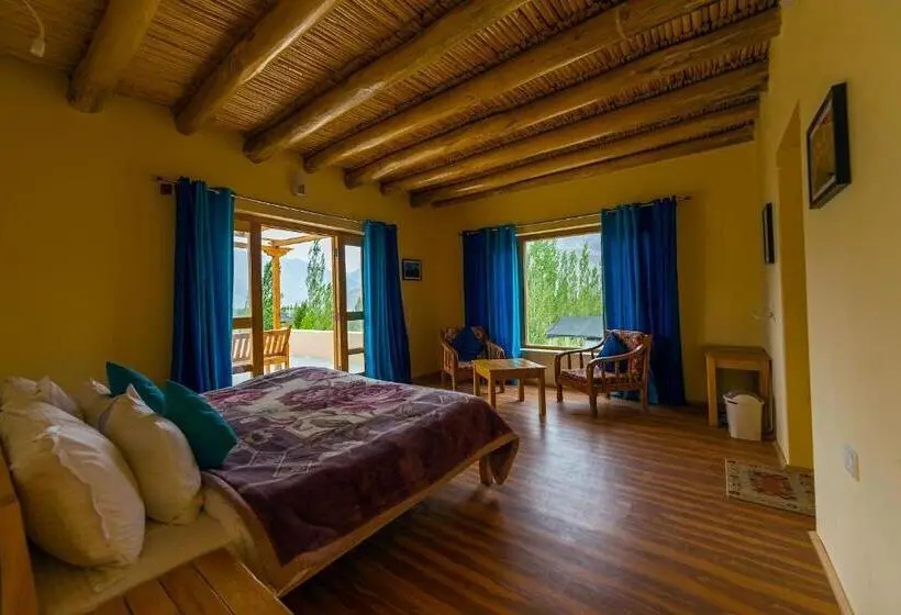 マウンテンビューデラックスルーム, Nubra Ecolodge