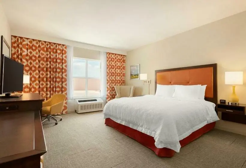 身障者適用キングサイズベッドルーム, Hampton Inn St Albans