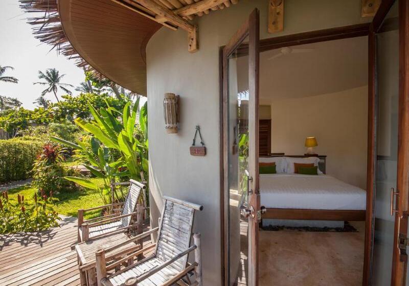 غرفة ديلوكس مطلة على النهر, Ban U Thong Accommodations