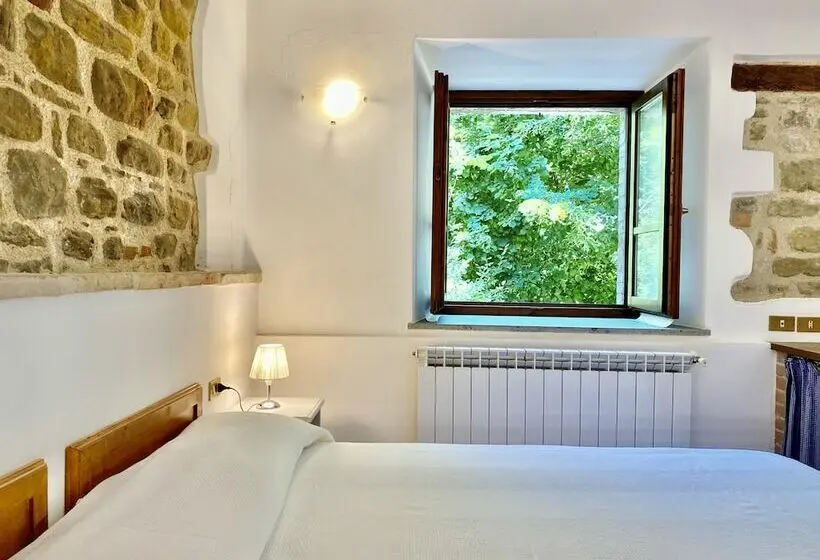 Huoneisto 1 Makuuhuone Puutarhanäkymä, Agriturismo Kebio I Tenuta Di Fassia